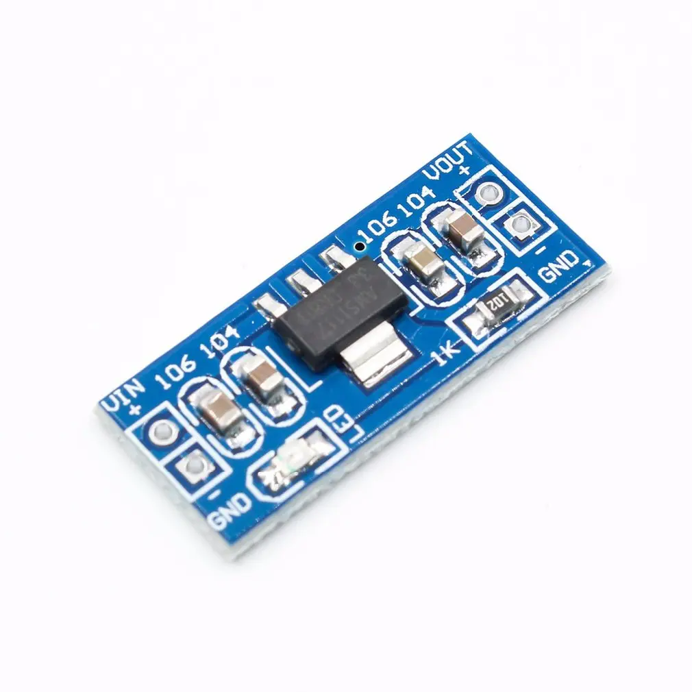 

Power Module Ams1117-3.3V 5.0V 1.2V 1.8V 1.5V 2.5V Regulated Step-Down Module