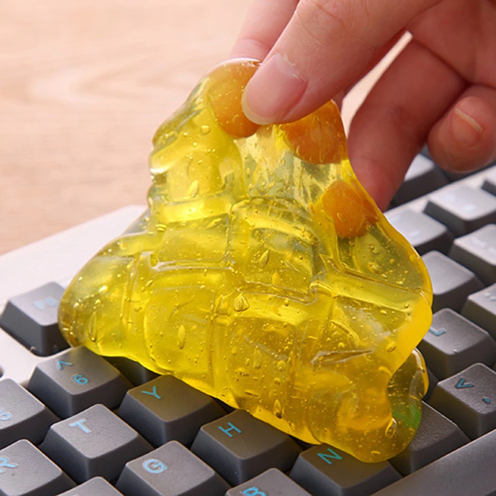 60ml Slime Lizun for Keyboard Cleaner Glue Magic Gel Super Dust Clean Clay Mud Supplies Toys for Keyboard Laptop