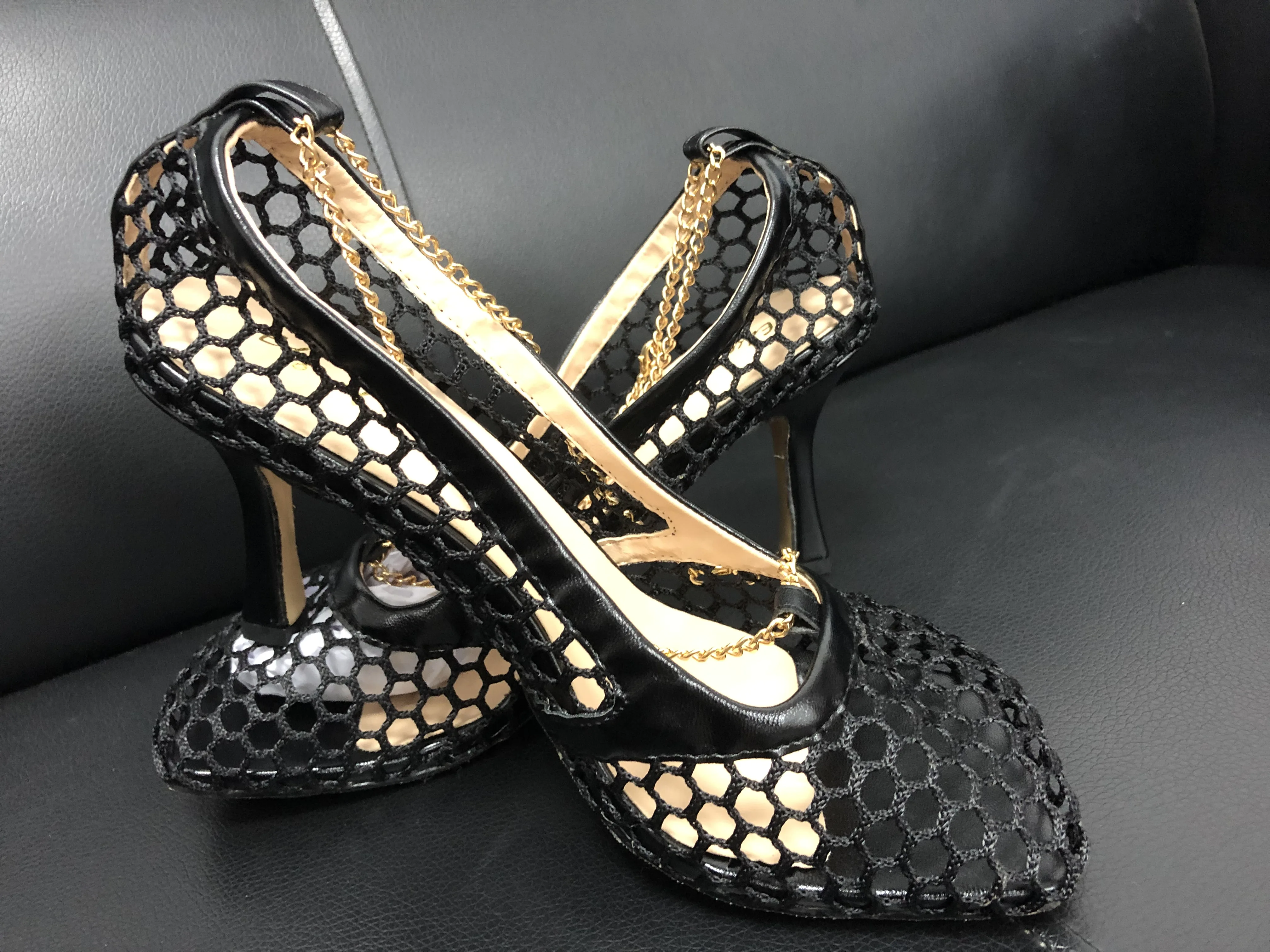 Sandalias Mujer коллекция 2019 года Летние босоножки из сетчатого материала женские