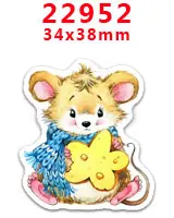 22952 30 шт мультфильм плоское украшение из смолы PR 22951 - Цвет: 22952