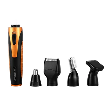 

SPORTSMAN 4in1 USB Rechargeable waterproof Nose Sideburn Eyebrow Beard Ear Hair Trimmer