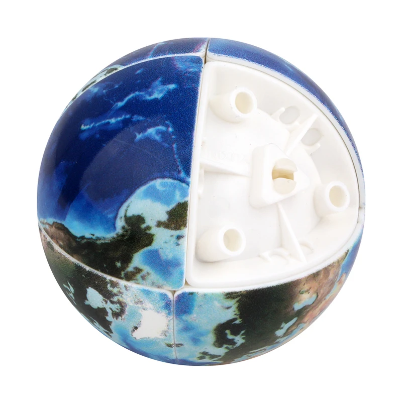 Yuxin Earth 2x2 магический куб пазл профессиональный УФ печать Cubo Magico Новинка подарок