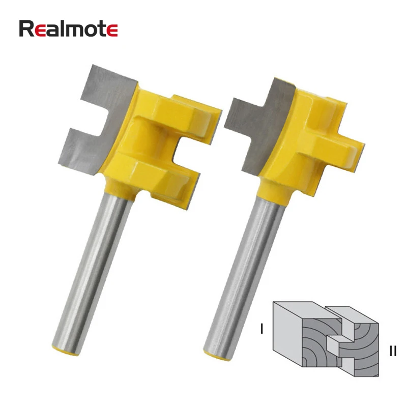 2pcs 1/4 Shank T-Slot Milling Cutter Carving Knife Square Tooth Tenon Router Bits For Wood Power Tool Woodworking Accessories 2pcs 1/4 Shank T-Slot Milling Cutter Carving Knife Square Tooth Tenon Router Bits For Wood Power Tool Woodworking Accessories