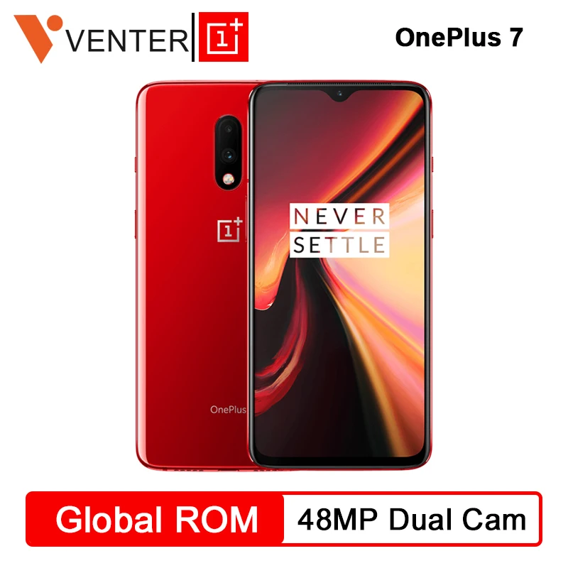  Oneplus 7 Snapdragon 855 восьмиядерный смартфон 6,41" AMOLED экран 48MP + 16MP двойная задняя 16MP фронтальная камера NFC мобильный телефон 