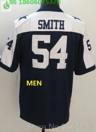 Free shipping A+ quality Mens adults Jersey jaylon Smith 54 Emmitt Smith 22 Cole Beasley 11 Dallas - Цвет: For men