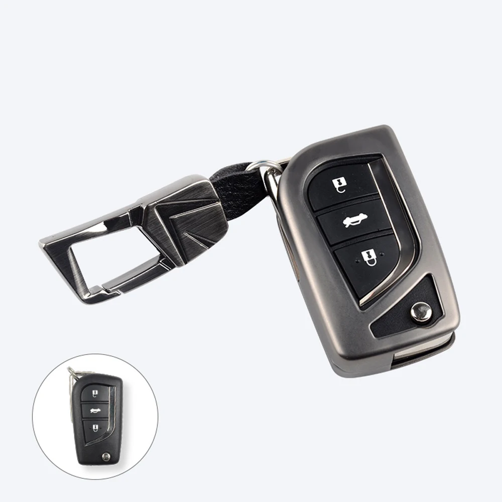 Для Toyota Avensis Corolla Prius Camry Vitz RAV4Remote брелок в виде ракушки чехол автомобильный держатель крышка смарт-протектор кирсит покрытие