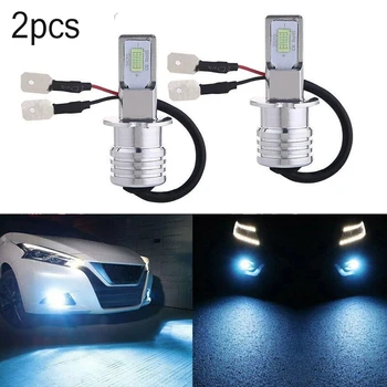 

Fog Light 2pcs DRL Driving LED Lights Bulb Car Truck Accessories 3570 SMD Chips