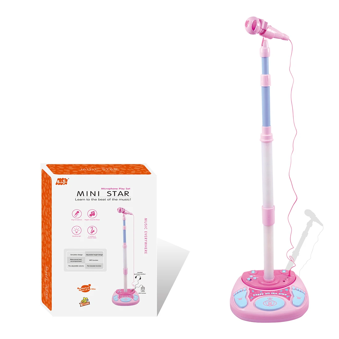 

Kids Microphone Play Set Karaoke Singing Machine Adjustable Microphone Music Play Toy Kid Early Education Musical Instrument Toy