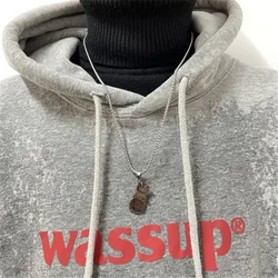 2022 New Fashion Couple Lovely Rabbit Love Pendant Necklace Ins Valentine's Day Stainless Steel Couple Necklace Jewelry