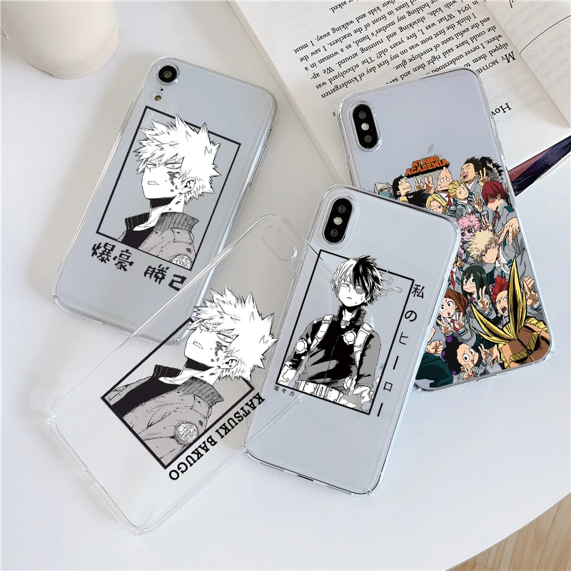 My Hero Academia Anime Funda For Xiaomi Redmi Mi Note 8 8T 9 9S 9C SE 9A 10 S 10T 11 7 6 5 Lite Pro Max Poco F2 X3 NFC TPU Case | Мобильные
