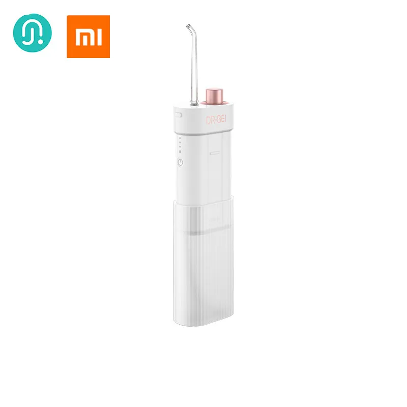 Xiaomi Mijia Dr. Bei портативный ирригатор для полости рта Стоматологический Электрический водный Флоссер водонепроницаемый USB Перезаряжаемый очиститель ротовой полости зубов