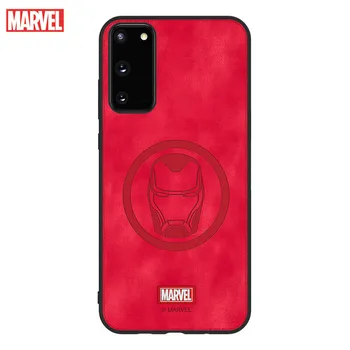 

Marvel for Samsung S20 Phone Case Iron Man cloth embossed fall proof case