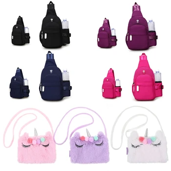 

Unicorn plush shoulder bag children cartoon cute crossbody bag