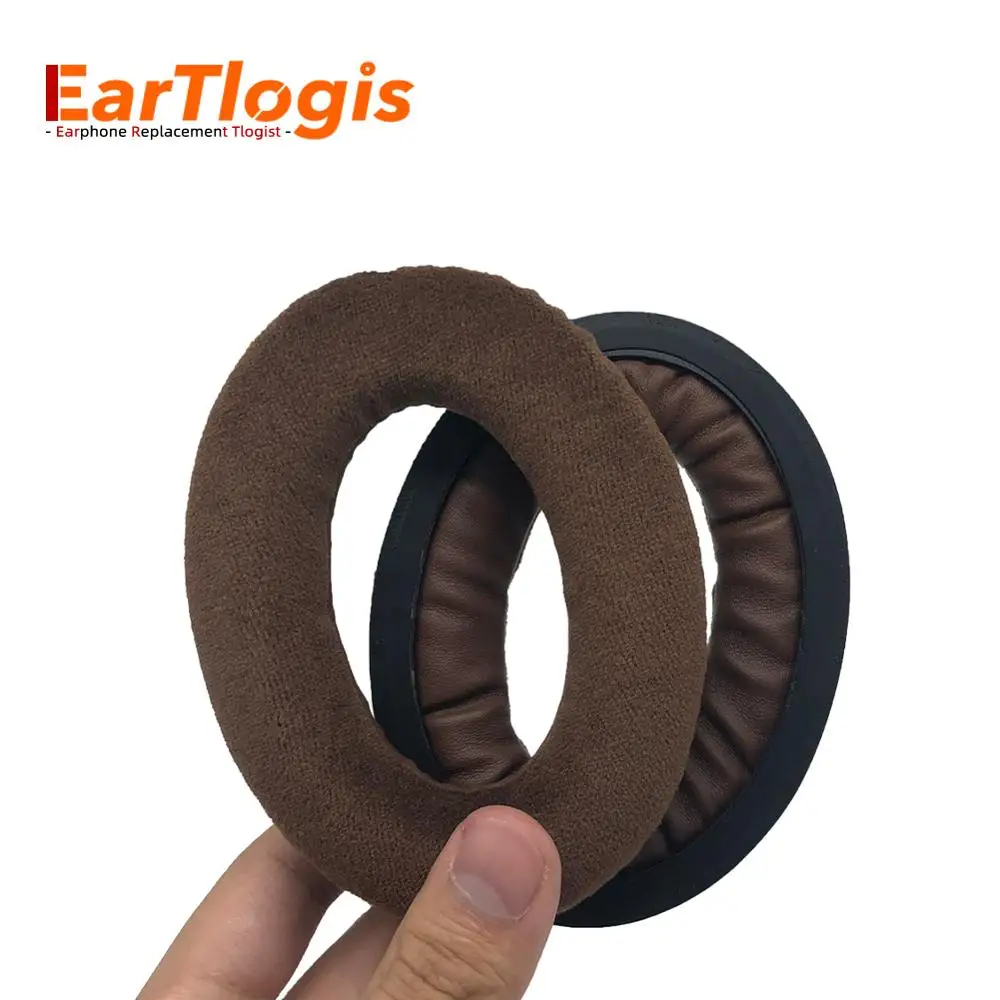 Velour Velvet Ear Pad Cushions Replacement For Sennheiser PXC 450, 350, HD 380 Headphones