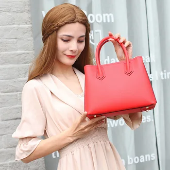 

Fashion Women's Bag Handbag Genuine Leather Top Handle-Bag Shoulder Bags for Women New 2019