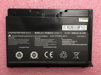 

New Genuine Battery for Clevo X900 P370EM P370SM P370SM-A P375S 6-87-P37ES-4271, 6-87-W955S-42F3, P370BAT-8 6-87-P37ES-427