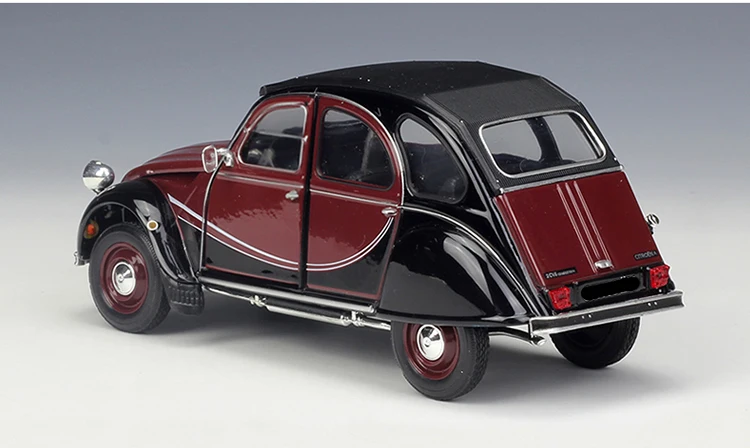 WELLY 1:24 весы CITROEN 2CV 6 Charleston литье под давлением металлическая классическая модель автомобиля игрушечный автомобиль из сплава для детей Коллекция подарков