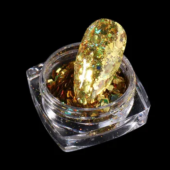 

Nail Glitter Sequins Bling Sparkling Gradient Pigment Powder DIY Image Shimmer Color UV Gel Nail Art Flakes DIY Decoration