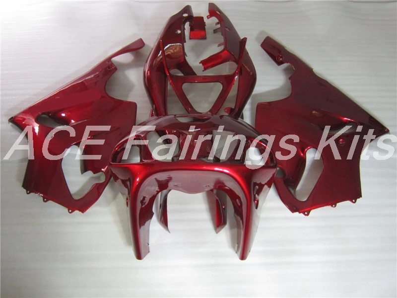 ABS обтекатель комплект подходит для Kawasaki Ninja ZX7R ZX-7R 1996-2003 96 97 98 99 00 01 02 03 Обтекатели на заказ все темно-красные