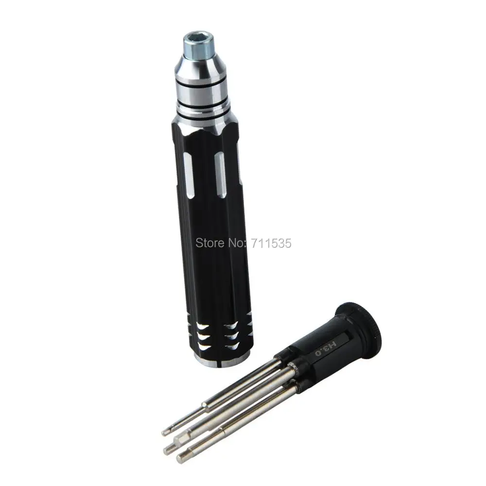 육각 헤드 스크류 드라이버 도구 키트, RC 헬리콥터 자동차용 부품, 1.5mm, 2.0mm, 2.5mm, 3mm, 4 in 1, H1.5, H2.0, H2.5, H3.0