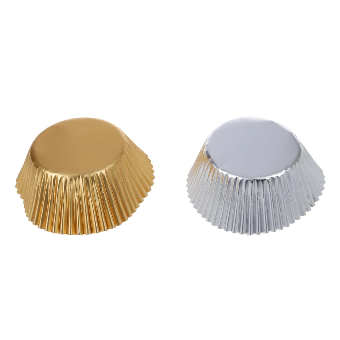 100 Foil Cupcake Liners Baking Cups Cake Candy Cookie Decoration