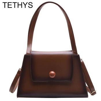 

TETHYS Designer Handbags High Quality Crossbody Bag for Women Leather Messenger Bags Ladies Luxury Shoulder Bag Bolsas De Mujer