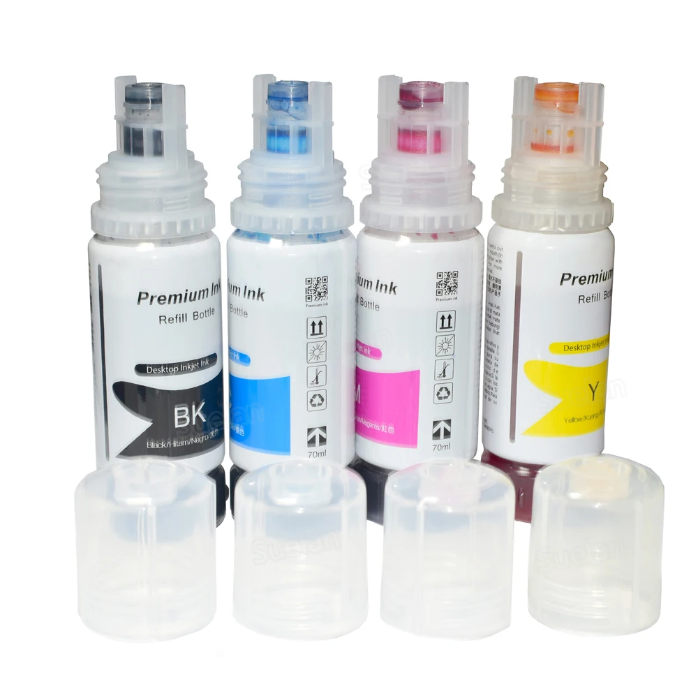 544 tinta para Epson L3150 L3110 104 502 512 504 impresora epson ecotank  ET2700 ET2750 ET3700 ET2711 botella de recarga de tinta de tinte|Kits de  recarga de tinta| - AliExpress
