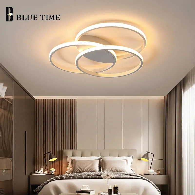 

Chandelier Indoor Lighting For Living room Bedroom Dining room White Modern Led Ceiling Chandelier Dimmable Metal Alloy Fixture