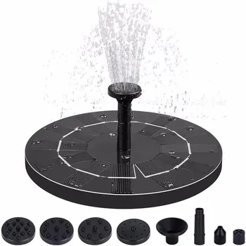 

Solar Fountains Water 1.4W Free Standing Floating Solar Bird Bath Water Sprinkler Heads solaire fontaine for Home Garden Gift