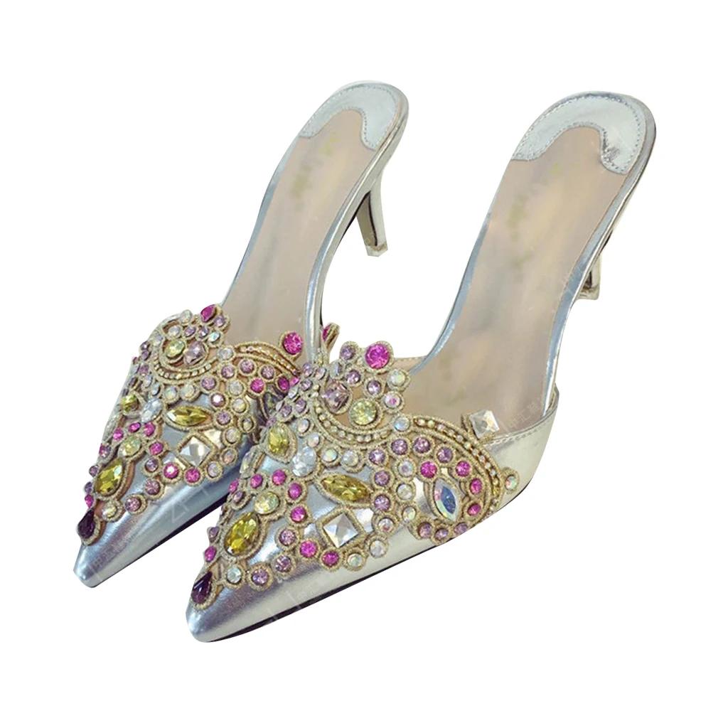 2x Crystal Shoe Clips Charm Buckle Removable Bag Dress Shoe Hat Decorations Elegant Rhinestone Pearl Shoes Clips  Decoration