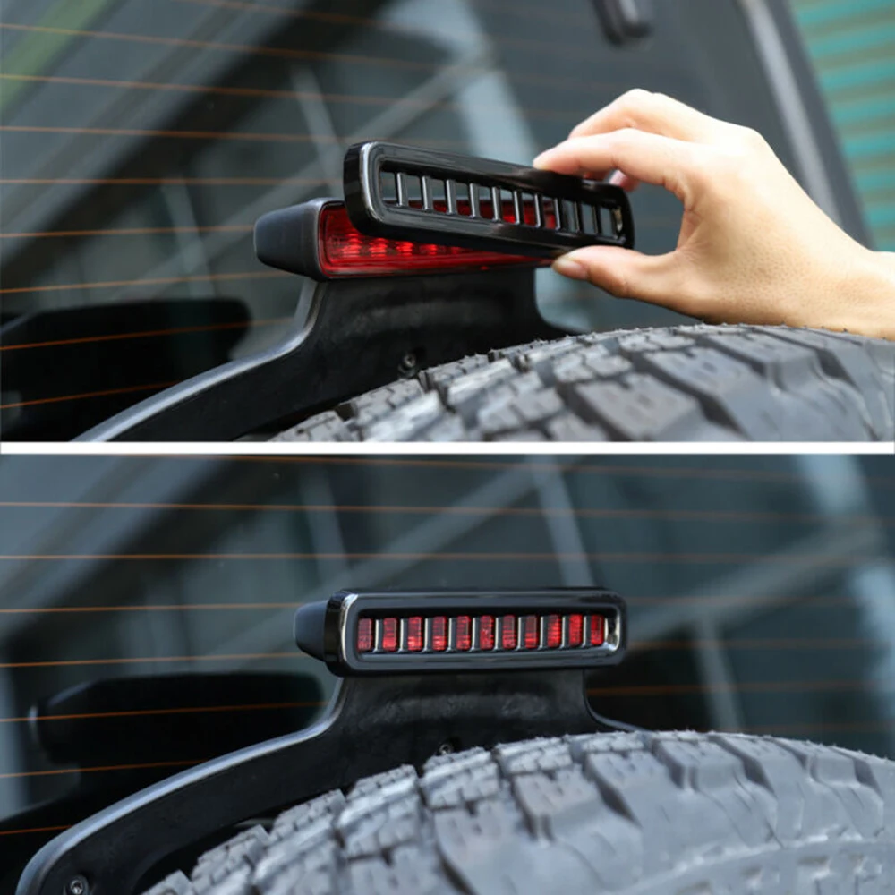 Тормозной светильник покрытие из АБС-пластика аксессуары для Jeep Wrangler JL- снаружи для Jeep Wrangler JL