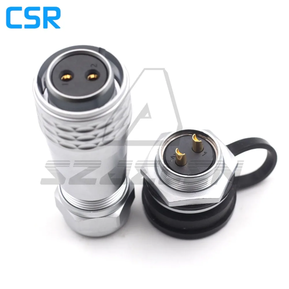 WEIPU SF20 Pair Waterproof connector 2pin,Panel Mount Circular connectors 2 pin, LED cable connector Female Plug Male Socket