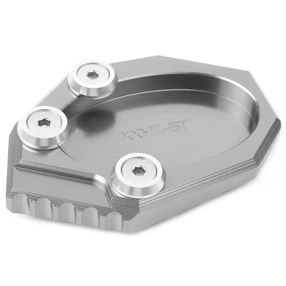 CNC Motor Side Stand Pad Plate Kickstand For Kawasaki Versys 650 2010-2014 c 2009-2014