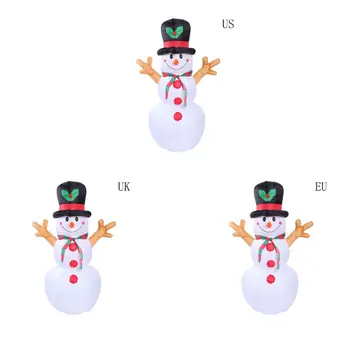

Inflatable Decorative Snowman Model Santa Claus 5.24 ft Outdoor Inflator Suit
