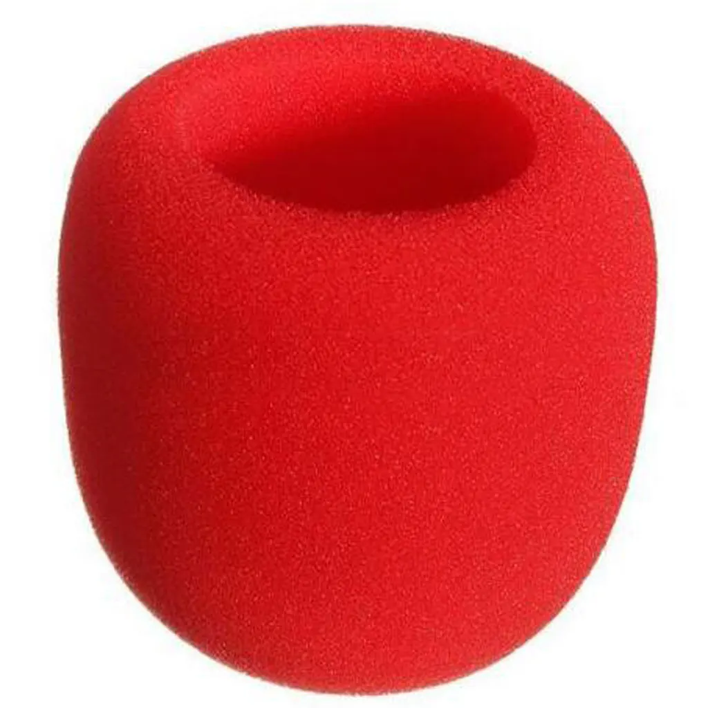 

10pc Pro Antipop Microphone Foam Cover Sponge Windshield Mic Shield 5 Colour