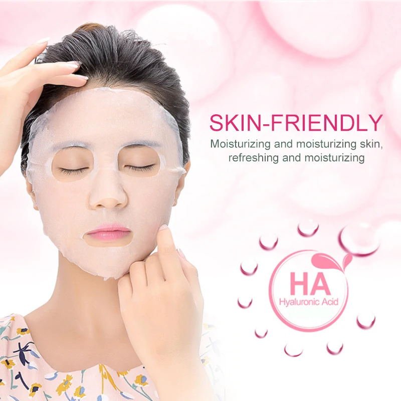 

Beauty Face Mask Depth Replenishment Hyaluronic Acid Facial Masks Moisturizing anti acne aging whitening Skin Care Masks TSLM1