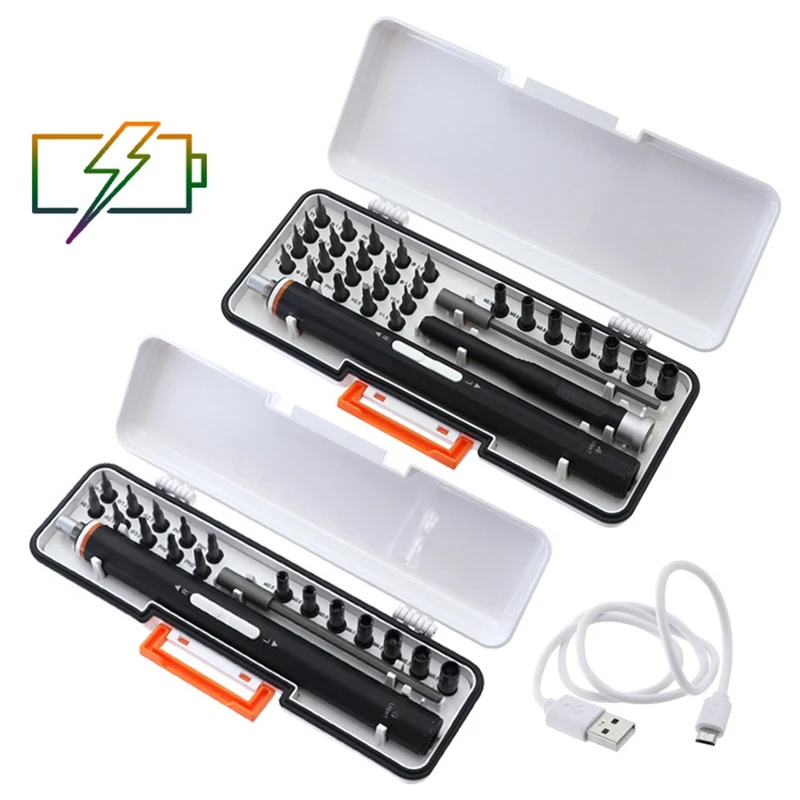 Mini Cordless Electric Screwdriver Power Tools, Portable Electric Torque Precision Screwdriver for Laptop PC Cellphone Camera Re