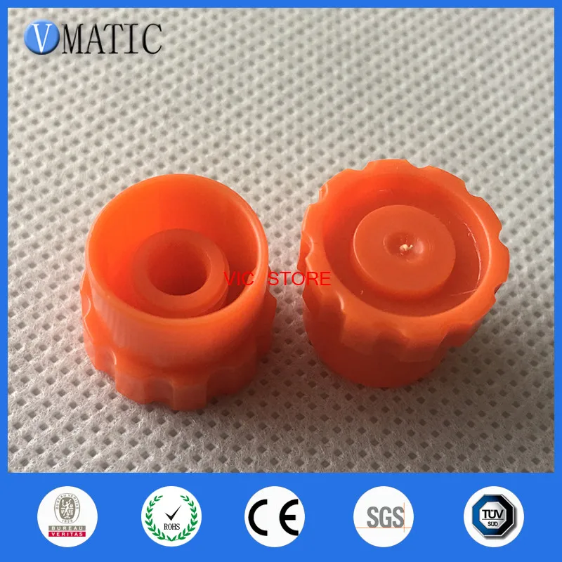 Бесплатная доставка 100 шт./лот синие/оранжевые наконечники шприца колпачки для