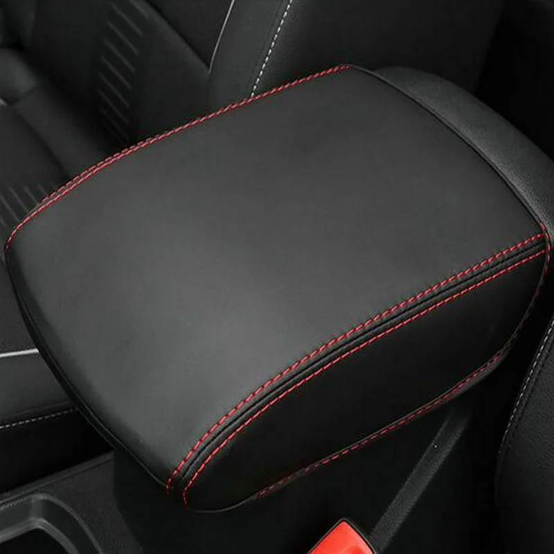 SBTMY Car-styling Interior trim for automobile armrest case decorative sleeve Accessories For 2017 2018 Volkswagen Vw T-ROC T