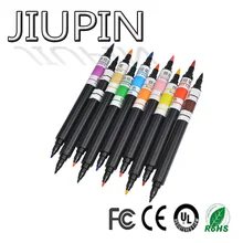 Двойная головка съедобная Окраска ручка для выпечки крюк линия черный бисквит Фондант Макарон Торт изогнутый ручная роспись ручка