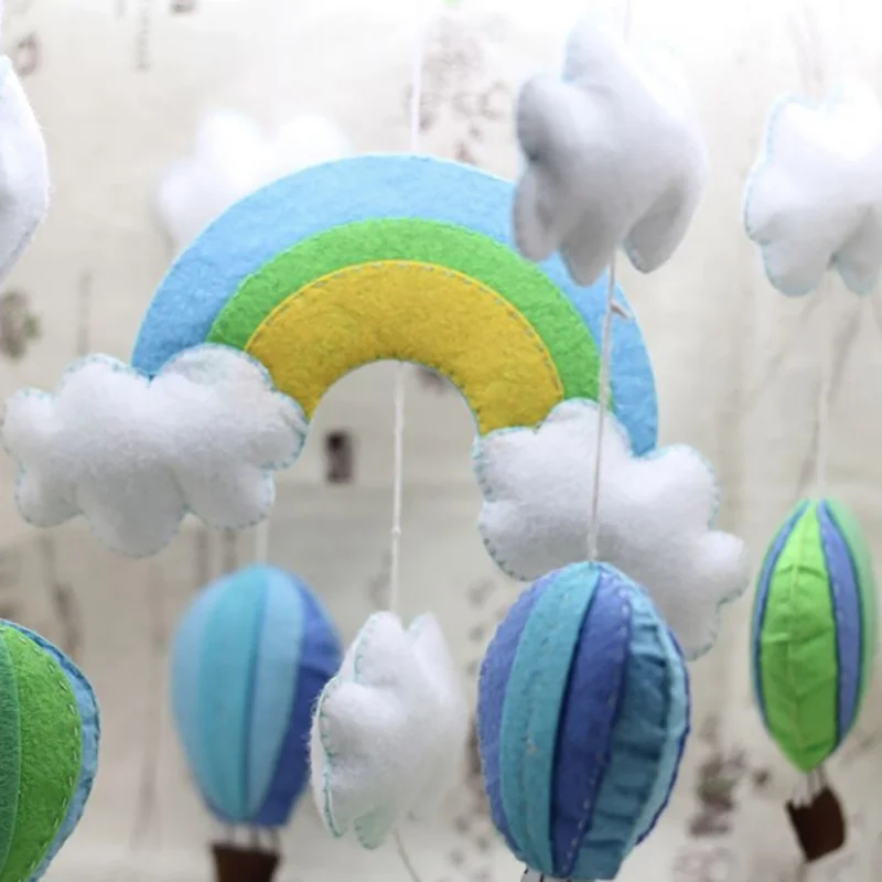 DIY посылка, тепловой воздушный шар, ветряные колокольчики, войлок, Набор для творчества, войлок, сделай сам, поделки ручной работы, ручная сумка, режущий войлок, материал, сладкий стиль