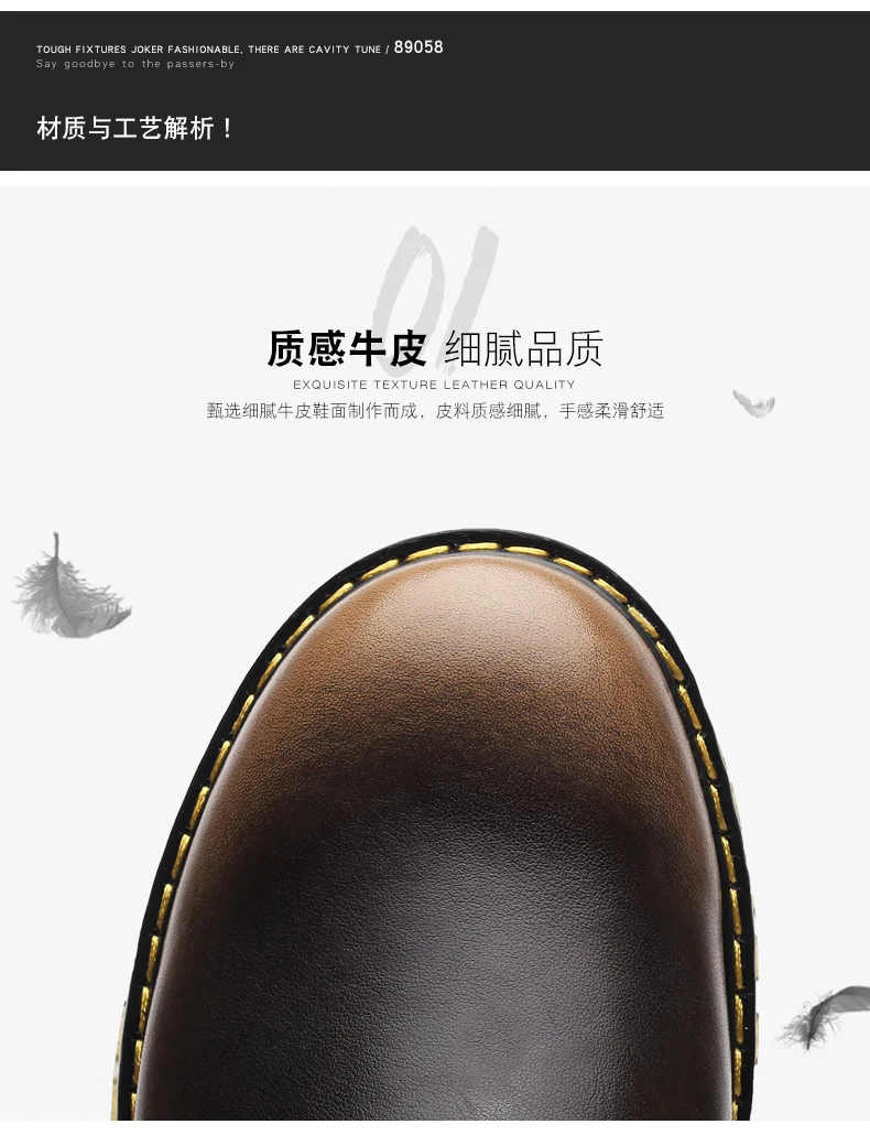 Brand Men Boots Autumn Winter Warm Fur High Quality Split Leather Waterproof Footwear Fashion Comfortable Men Ankle Boots