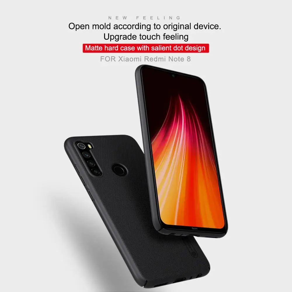 Для Xiaomi Redmi Note 8, 7, 6, 5 Pro чехол Nillkin матовый защитный чехол из поликарбоната чехол-накладка для Xiaomi Redmi Note 8 Pro, 7, 6, 5 Pro, 4, 4X чехол