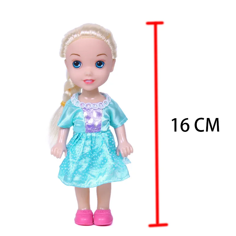BX-1-Elsa Дисней Замороженные Игрушки Принцесса Кукла Эльза Куклы Анна и аксессуары Olfa хорошее качество подарки! Пластиковые детские куклы для девочек - Цвет: BX-1-Elsa