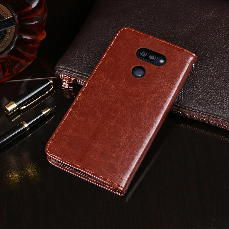 Для LG K40S Чехол Флип Бумажник Бизнес чехол для телефона из искусственной кожи для LG K40S крышка Капа с отделением для карт аксессуары