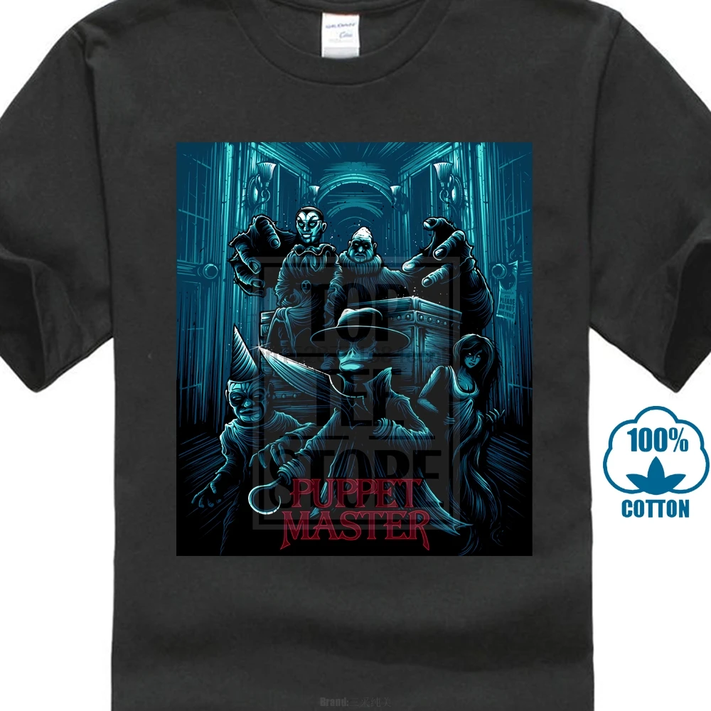 personalityHot Sell Puppet Master Vintage Movie Horror Art Printed T Shirt Men Boy Novelty Tops Fashion Tees | Мужская одежда