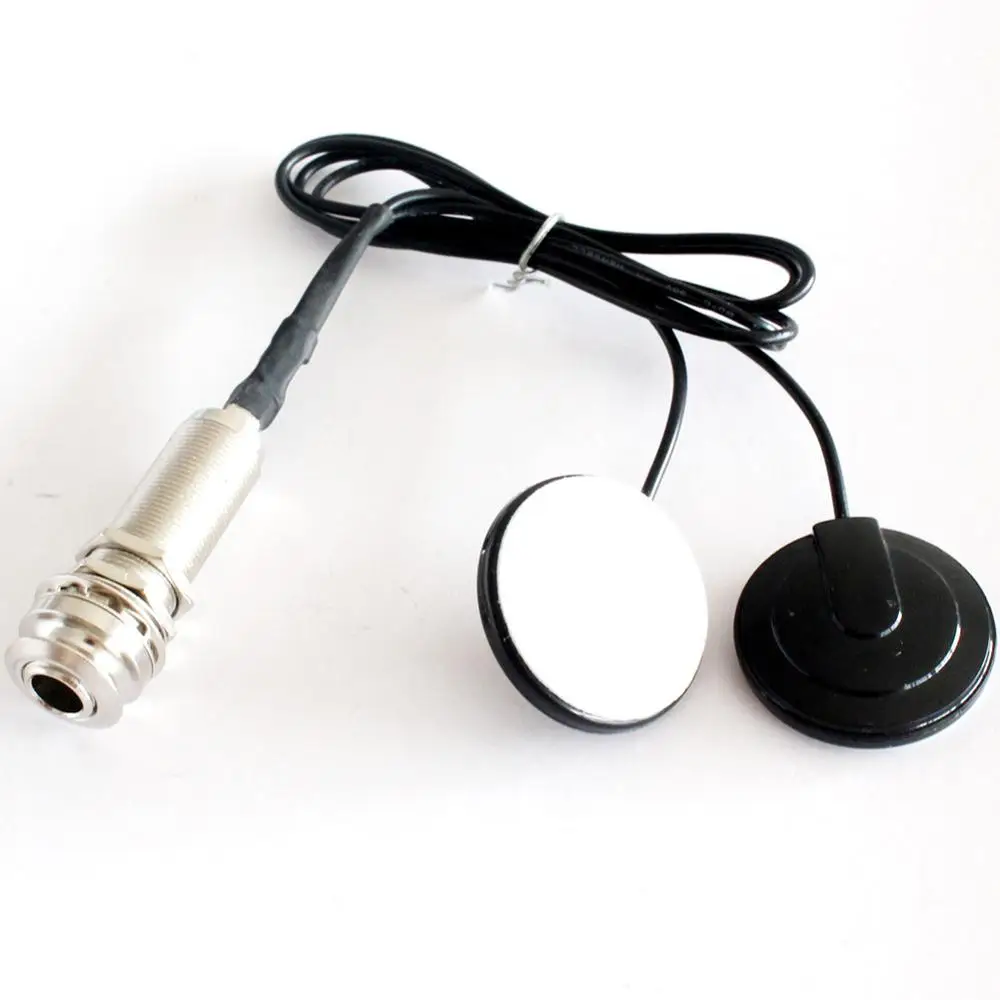 

Mandolin Twin Internal Sensor Transducer Piezo Pickup with 1/4inch Endpin Jack
