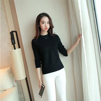 

Sweater Women 2020 Fall Winter Long Sleeve Knitted Pullover Sweater Female Korean Gray22