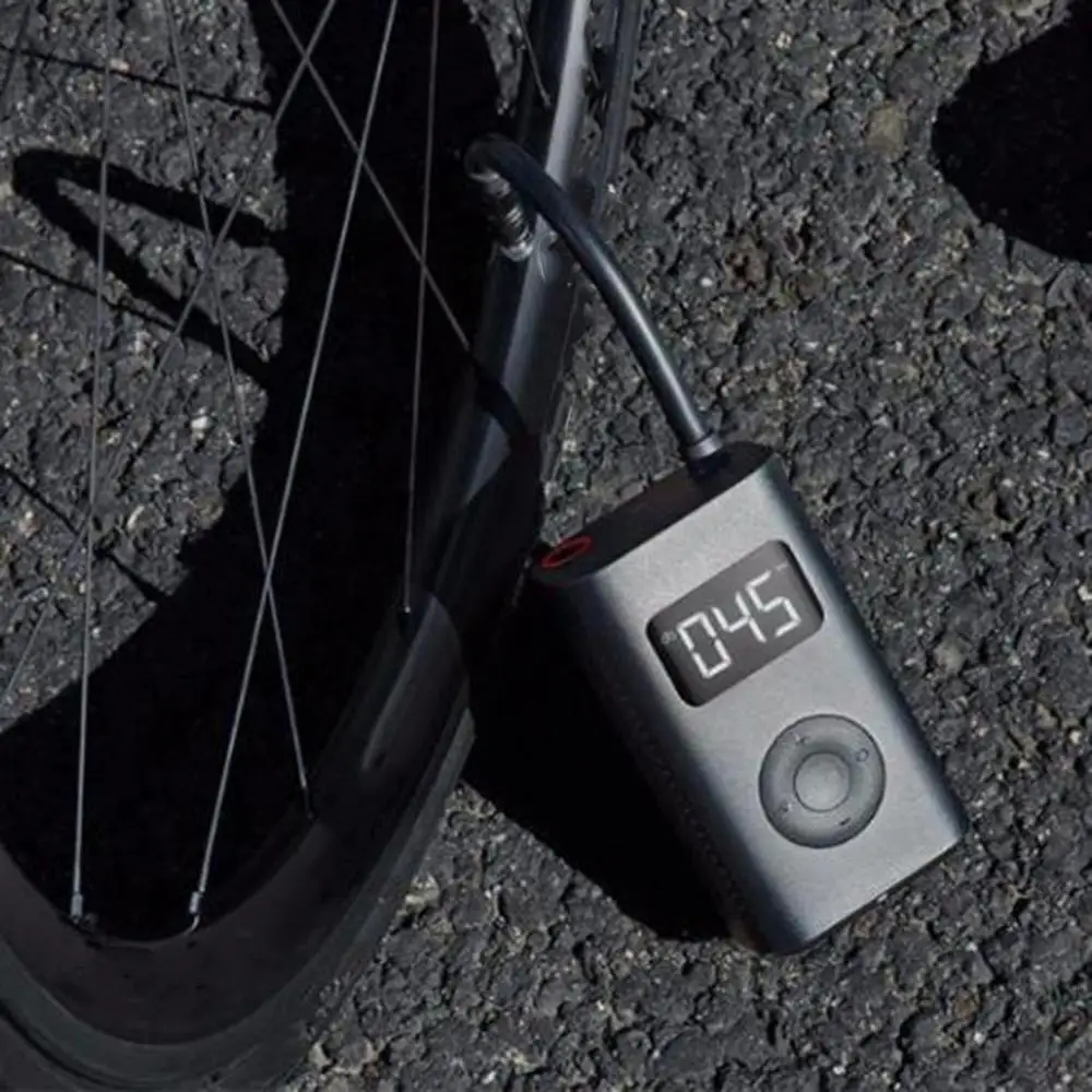 Портативный Xiaomi надувной автомобильный воздушный насос портативный автомобильный Электрический насос для автомобильных покрышек мини велосипедный воздушный насос