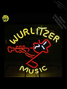 

Neon Sign for Wurlitzer Music Neon Bulb sign Business Shop Display Handmade Glass Affiche Neon coors light neon sign bud light